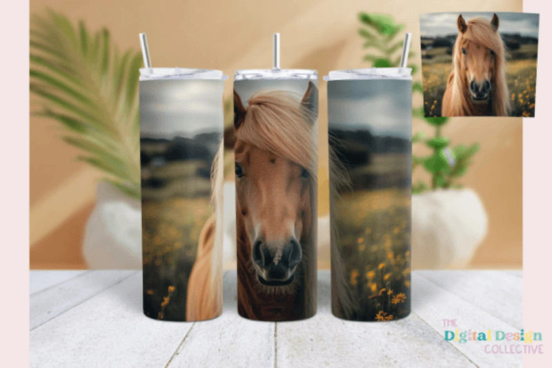 Stunning Horse Tumbler Wrap Bundle - CraftNest - Digital Crafting and Art