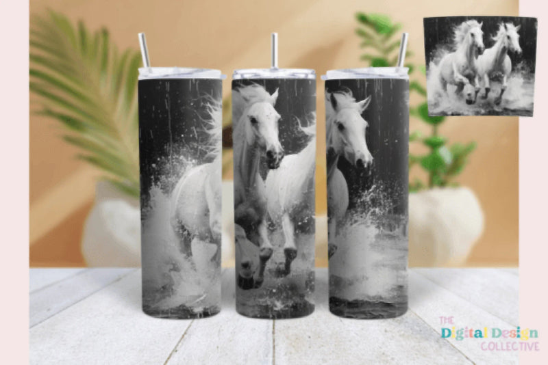 Stunning Horse Tumbler Wrap Bundle - CraftNest - Digital Crafting and Art