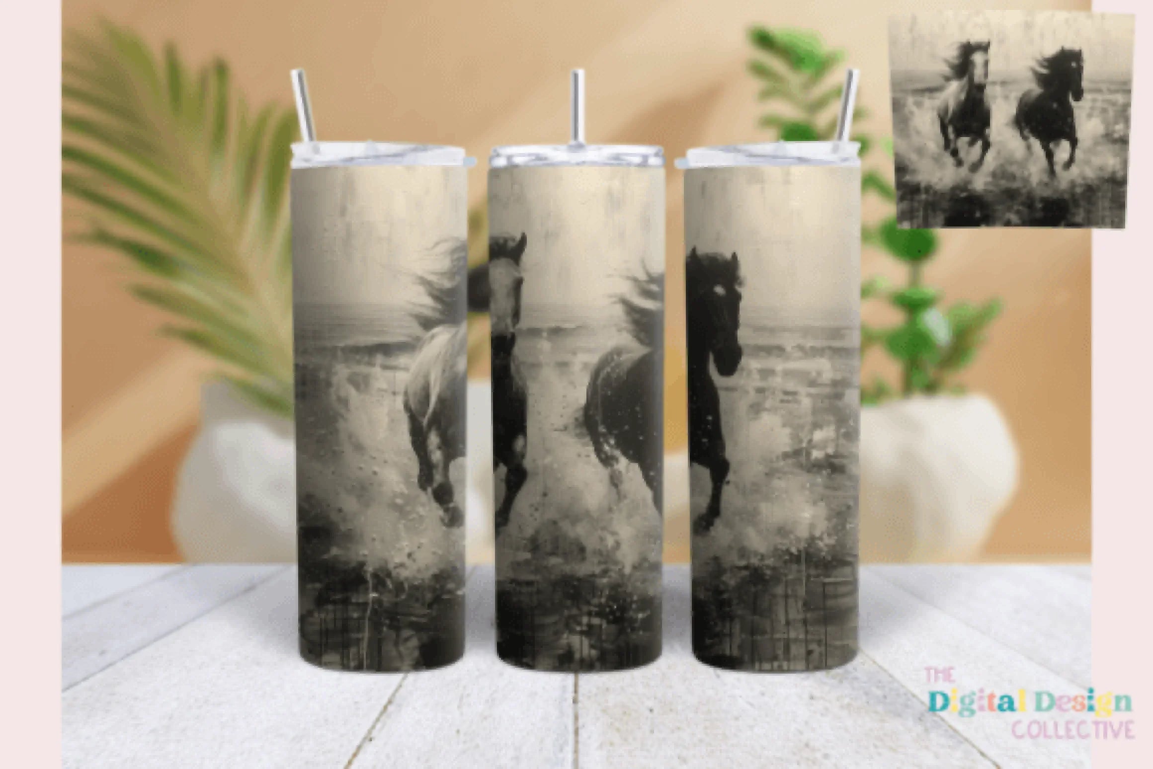 Stunning Horse Tumbler Wrap Bundle - CraftNest - Digital Crafting and Art