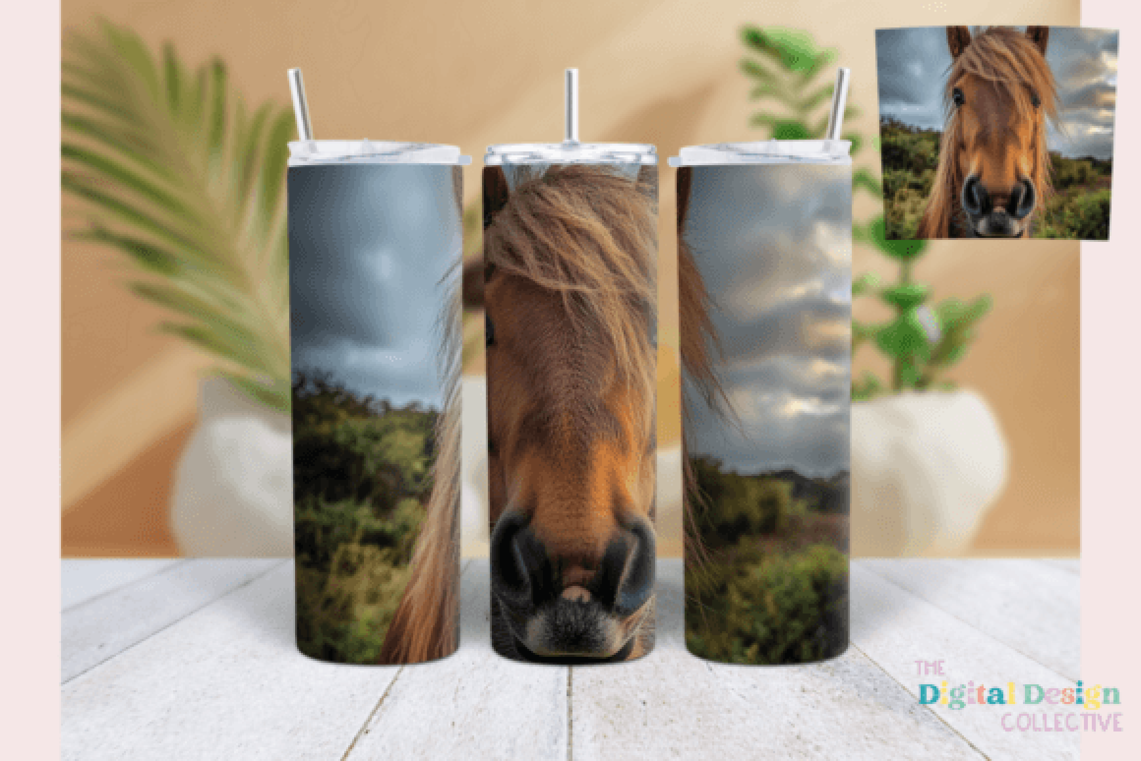 Elegant Horse Tumbler Wrap Bundle