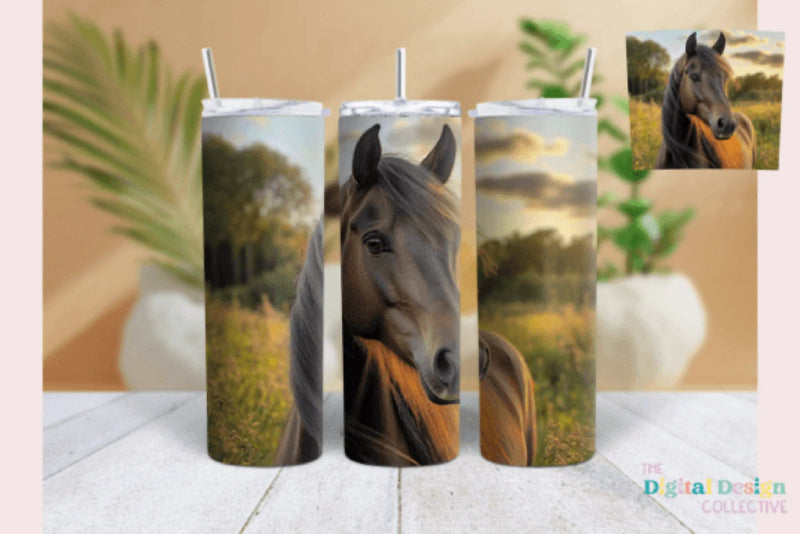 Stunning Horse Tumbler Wrap Bundle - CraftNest - Digital Crafting and Art