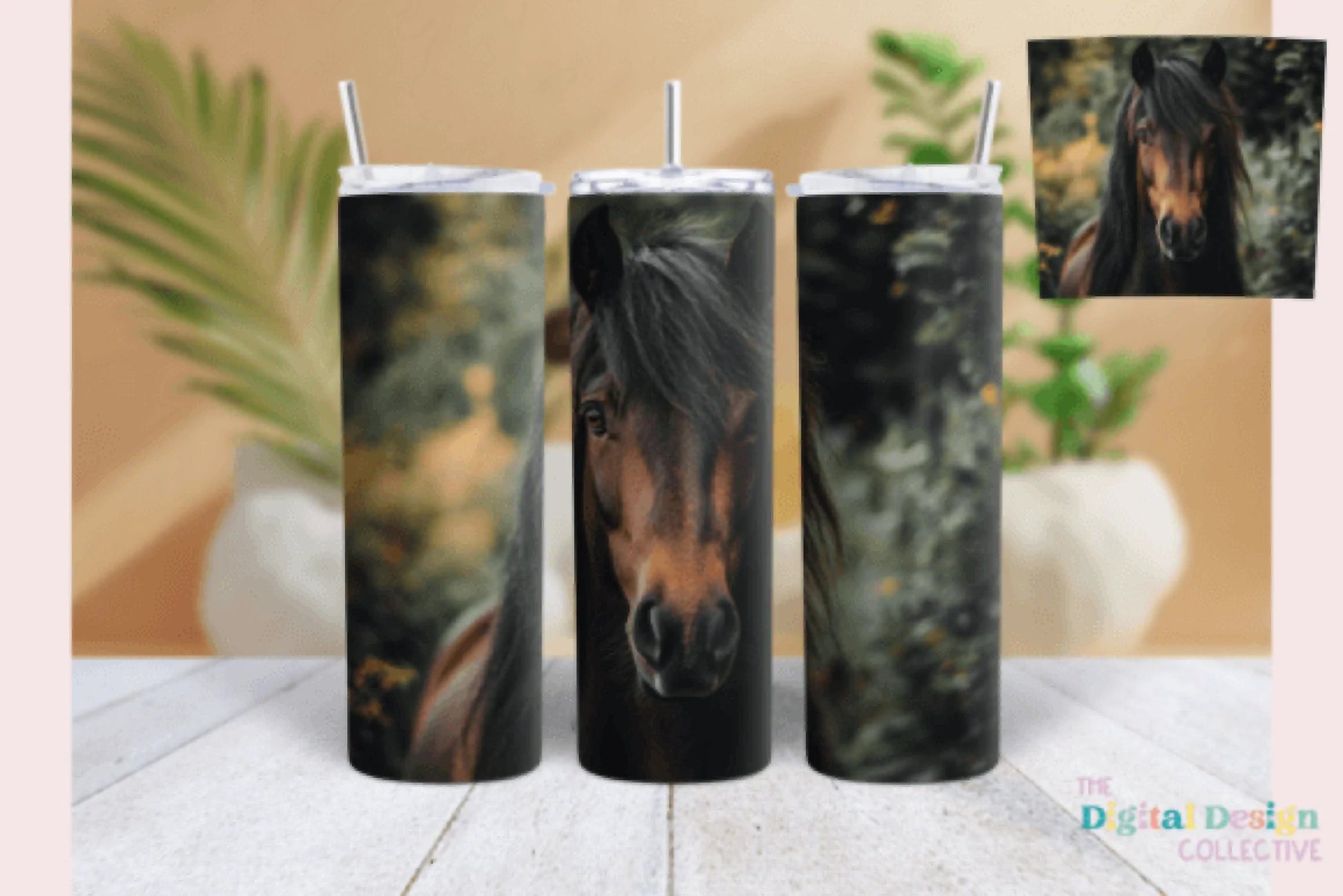 Boho Horse Tumbler Wrap Bundle - CraftNest - Digital Crafting and Art
