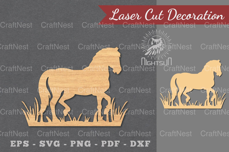Horse Laser Cut Decoration Bundle - CraftNest - Digital Crafting and Art