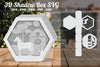 Horses on the Farm 3D Shadow Box SVG Bundle