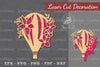 Hot Air Balloon Laser Cut Decoration Clipart Bundle