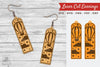 Hot Air Balloon Laser Cut Earrings SVG Bundle