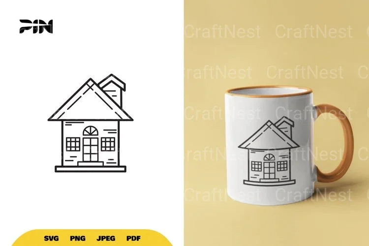 House Doodle SVG Bundle - CraftNest - Digital Crafting and Art