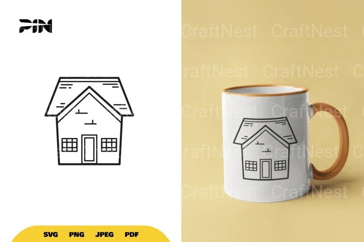 House Doodle SVG Bundle - CraftNest - Digital Crafting and Art