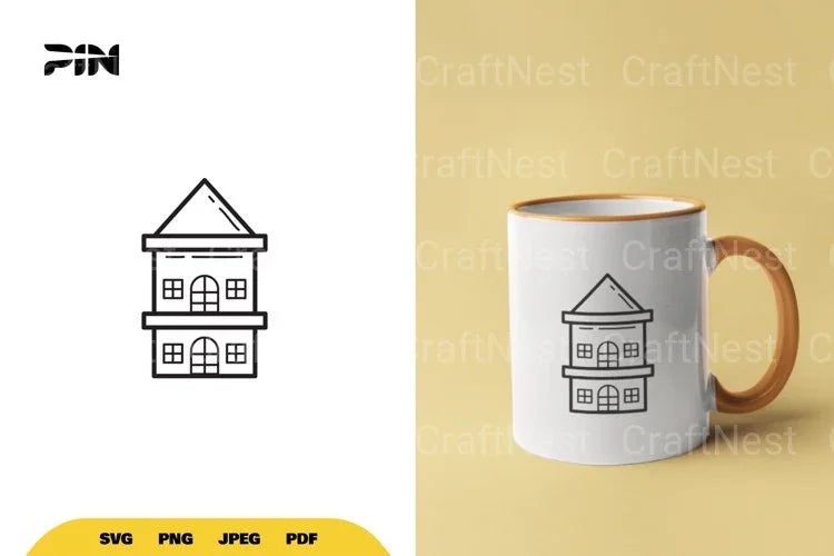 House Doodle SVG Bundle - CraftNest - Digital Crafting and Art