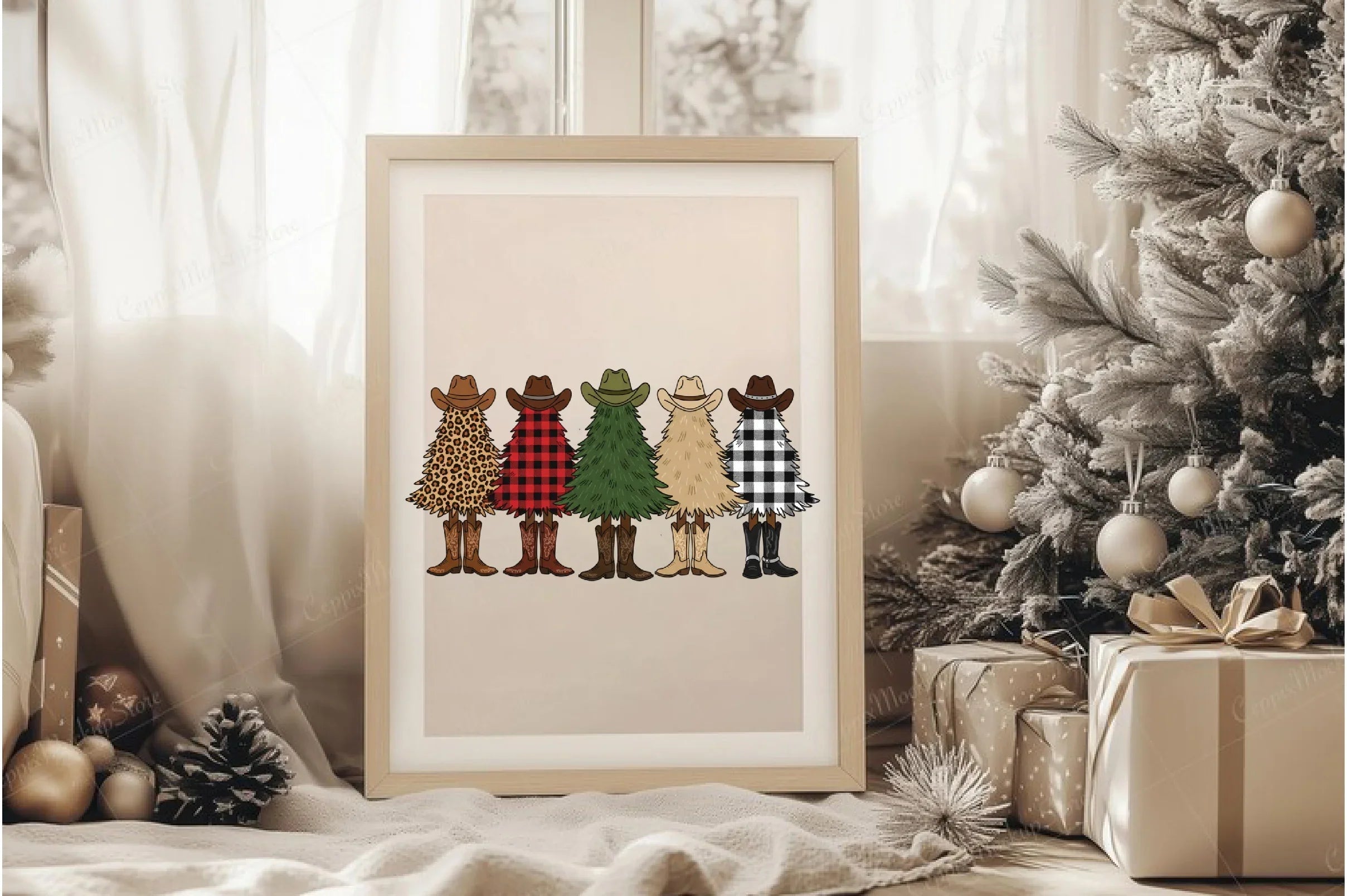 Howdy Christmas Western Clipart Bundle - CraftNest - Digital Crafting and Art