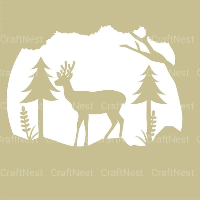 Hunt 3D Layered Papercut SVG Bundle - CraftNest - Digital Crafting and Art