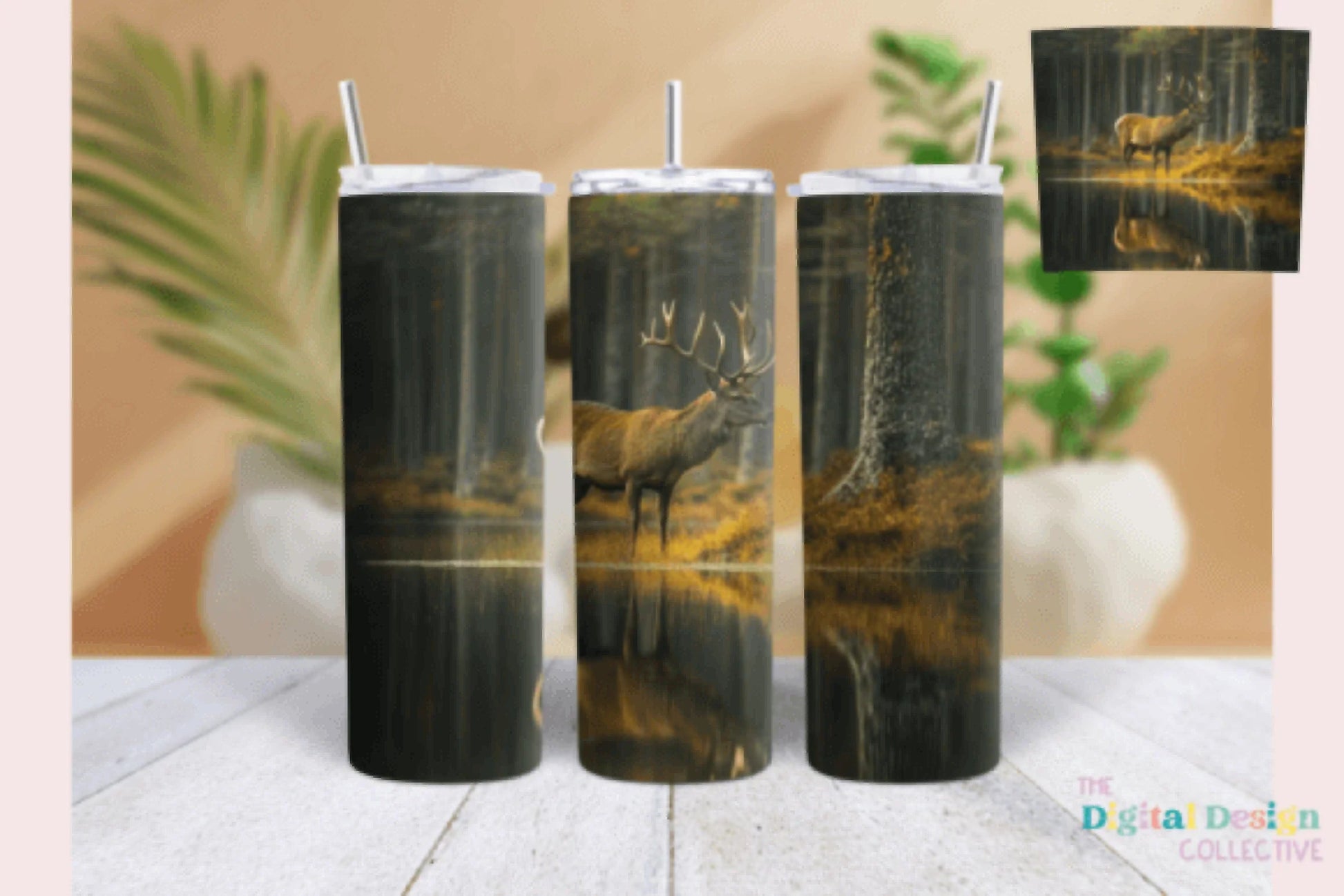 Deer Tumbler Wrap Bundle - CraftNest - Digital Crafting and Art