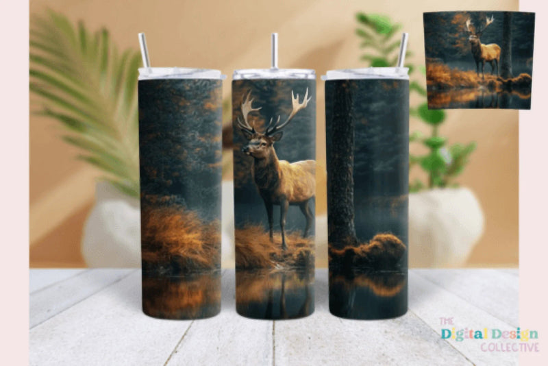 Hunting Deer Tumbler Wrap Bundle - CraftNest - Digital Crafting and Art