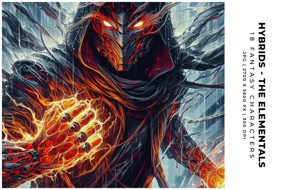 Hybrids: Elementals - Characters - CraftNest - Digital Crafting and Art