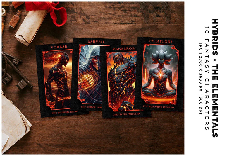 Hybrids: Elementals - Characters - CraftNest - Digital Crafting and Art