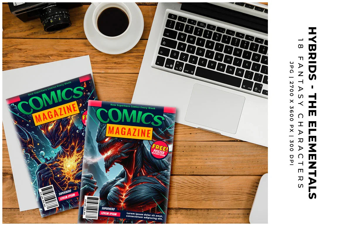 Hybrids: Elementals - Characters - CraftNest - Digital Crafting and Art