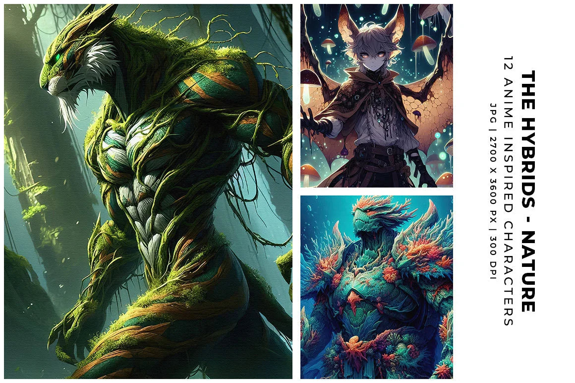 The Hybrids: Nature - Characters