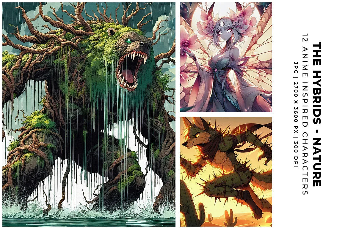The Hybrids: Nature - Characters