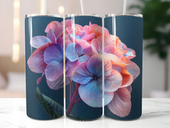 Hydrangeas Flowers Tumbler Wrap - CraftNest - Digital Crafting and Art