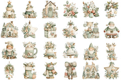 Hygge Christmas Clipart Bundle - CraftNest - Digital Crafting and Art