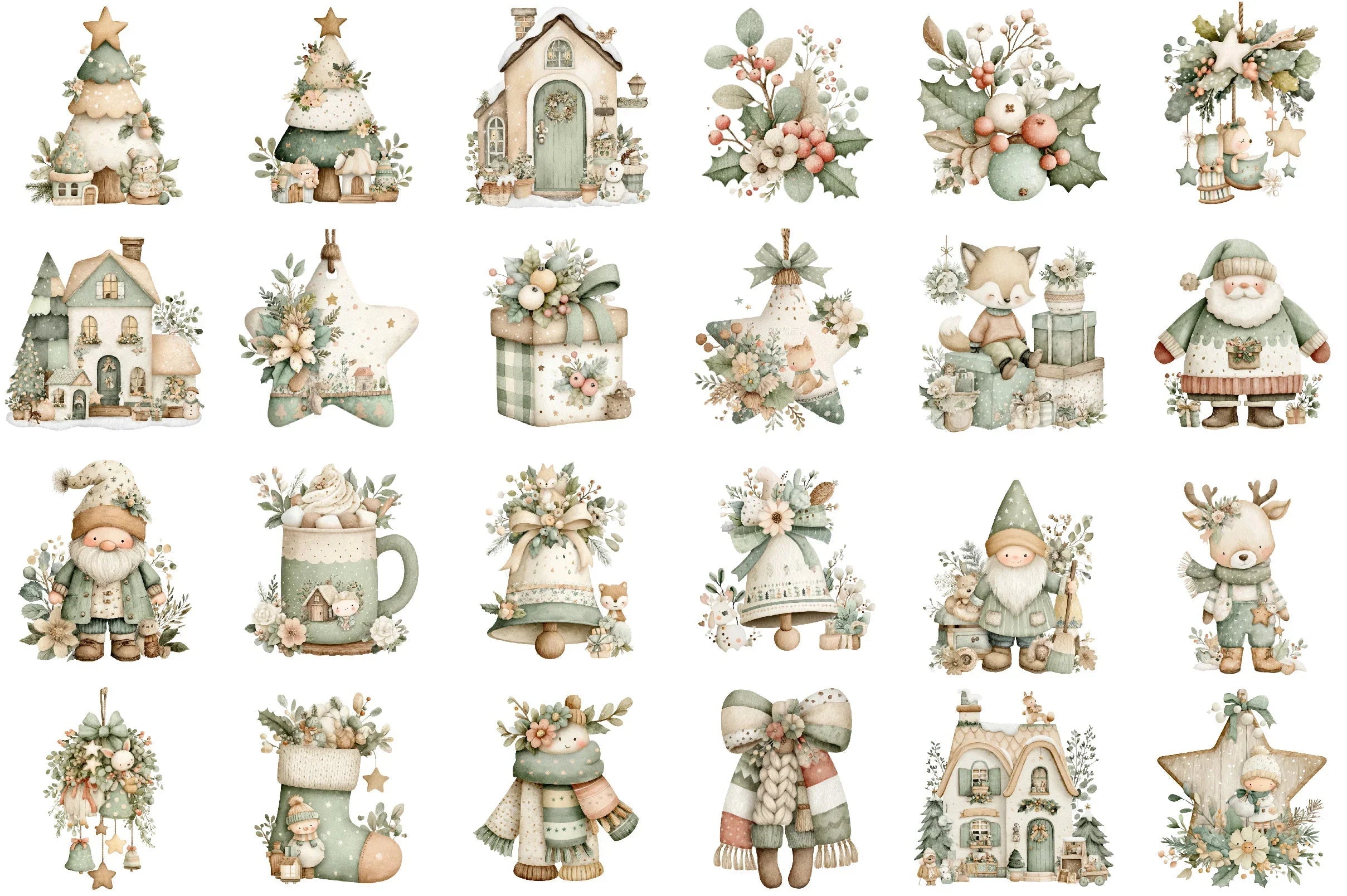 Hygge Christmas Clipart Bundle - CraftNest - Digital Crafting and Art