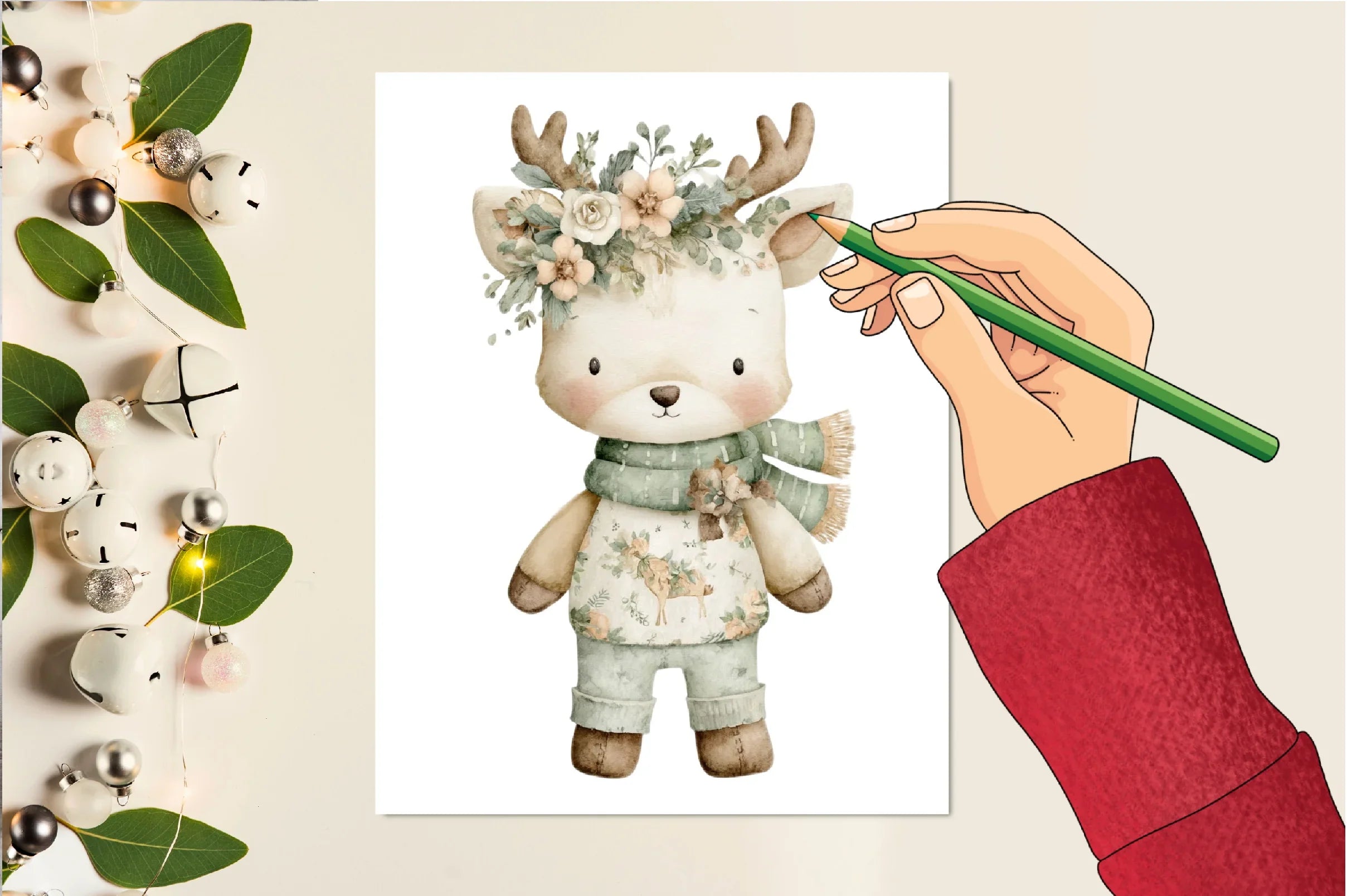 Hygge Christmas Clipart Bundle - CraftNest - Digital Crafting and Art