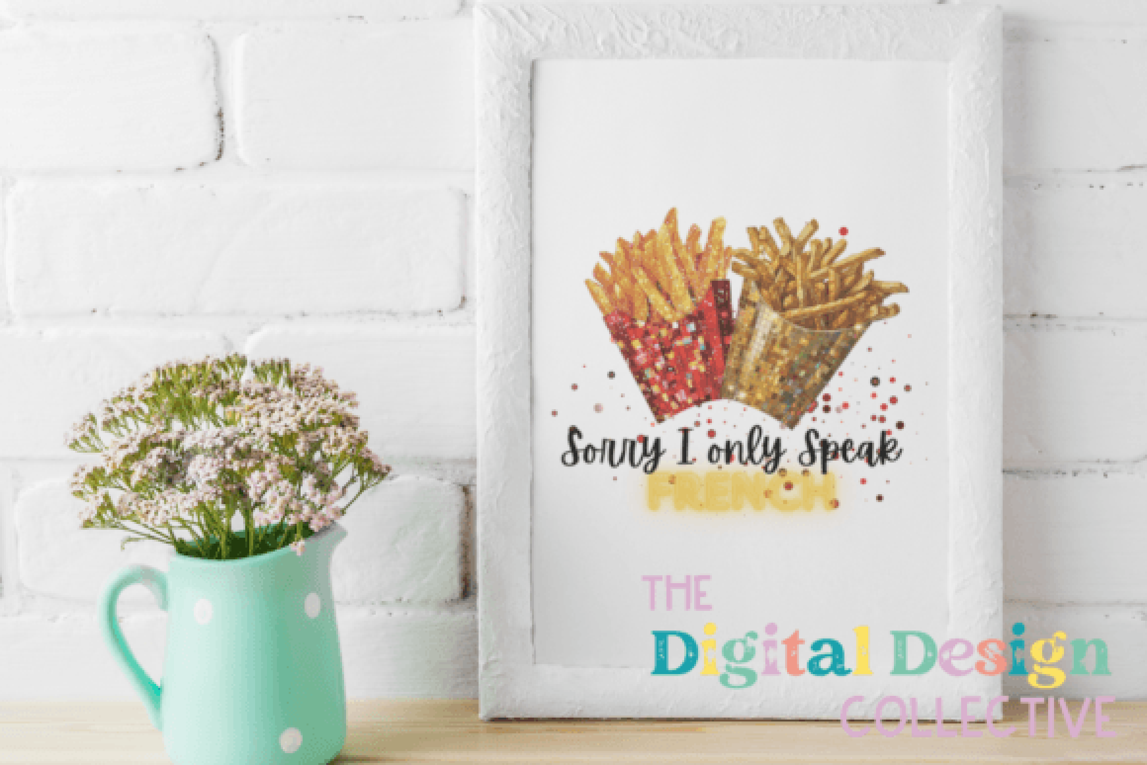 French Fries Graphic Design Clipart Bundle