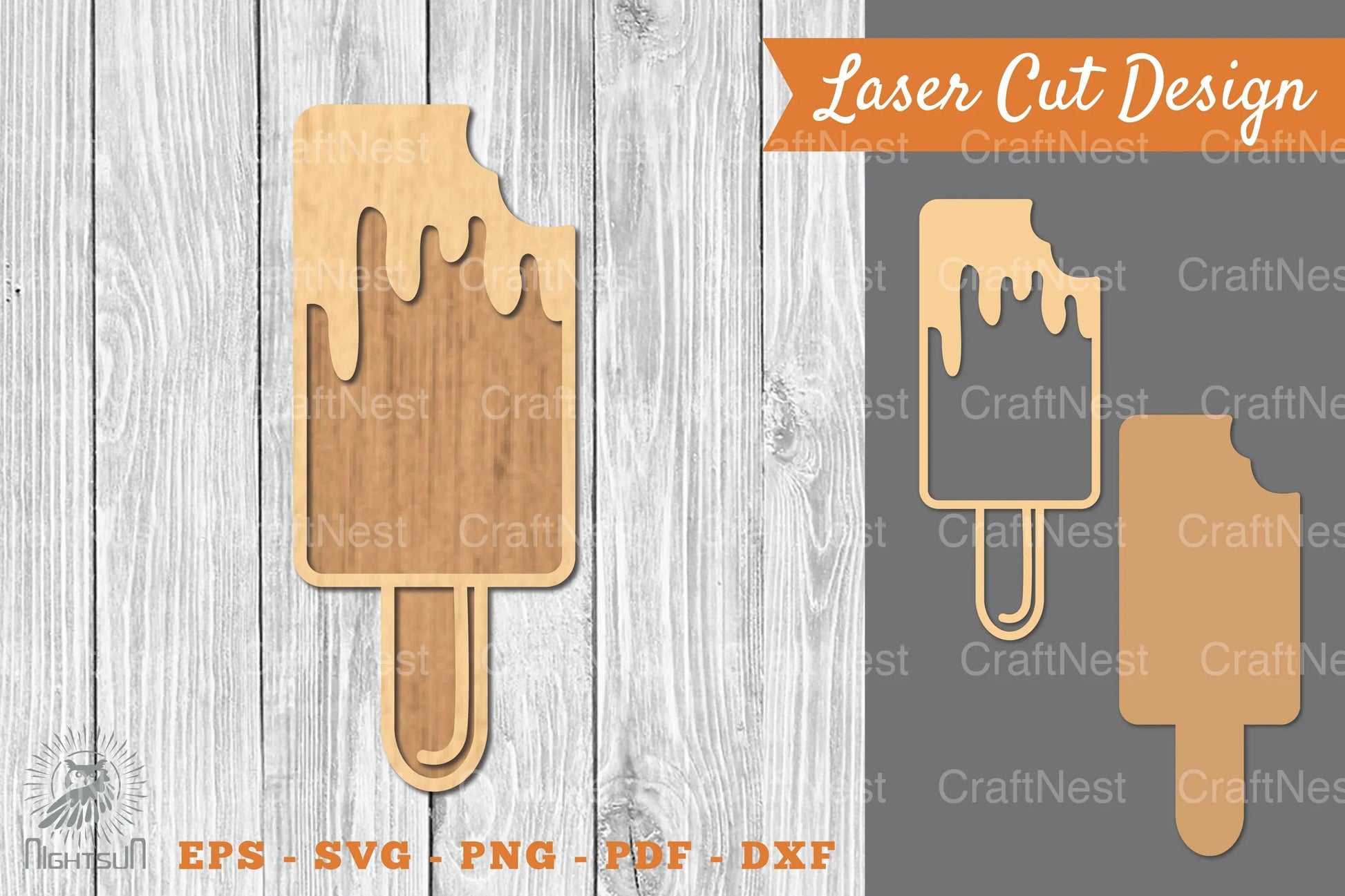 Ice Cream Laser Cut Decoration Clipart Bundle - CraftNest - Digital Crafting and Art