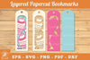 Ice Cream Papercut Bookmark SVG Bundle