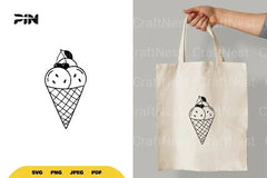 Ice Cream SVG Bundle - CraftNest - Digital Crafting and Art