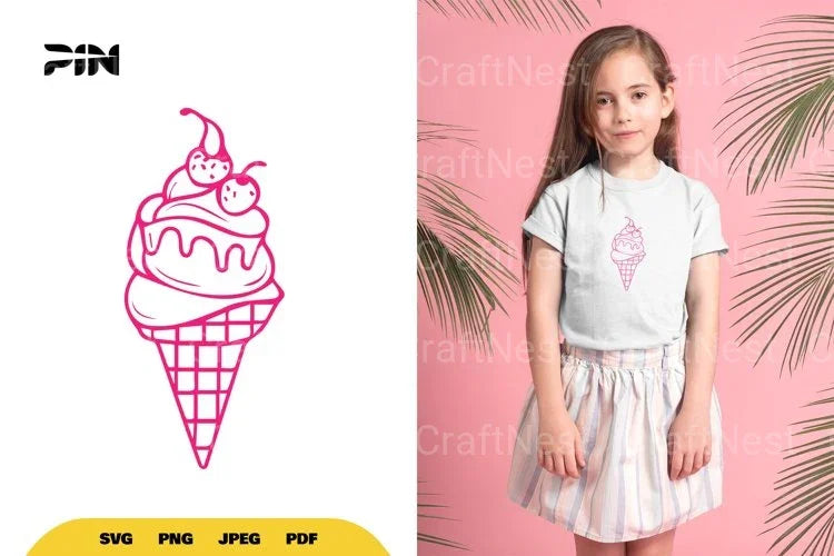 Ice Cream SVG Bundle - CraftNest - Digital Crafting and Art