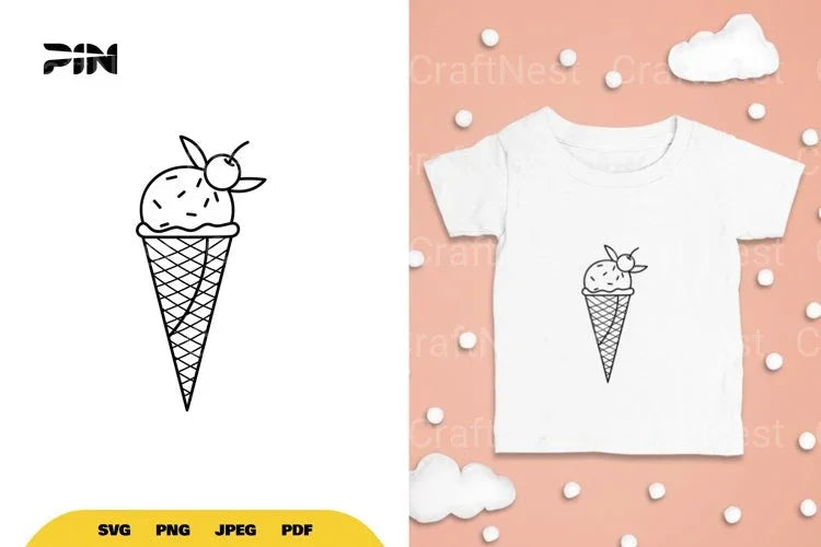 Ice Cream SVG Bundle - CraftNest - Digital Crafting and Art