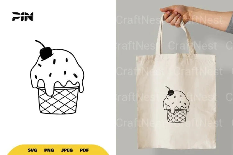 Ice Cream SVG Bundle - CraftNest - Digital Crafting and Art
