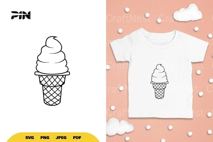 Ice Cream SVG Bundle - CraftNest - Digital Crafting and Art