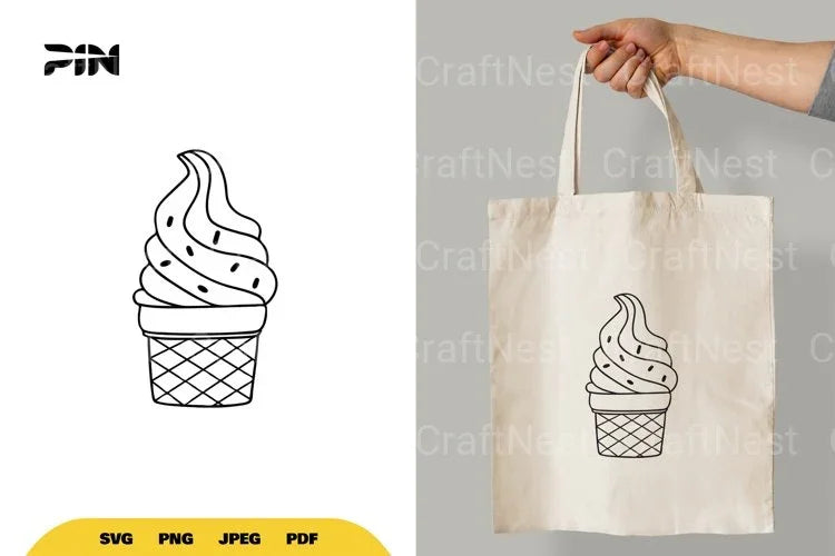 Ice Cream SVG Bundle - CraftNest - Digital Crafting and Art