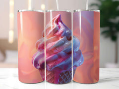 Ice Cream 4 Tumbler Wrap - CraftNest - Digital Crafting and Art
