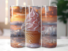 Ice Cream 4 Tumbler Wrap - CraftNest - Digital Crafting and Art