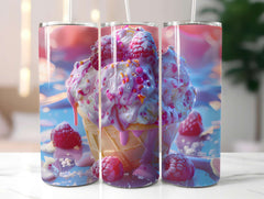 Ice Cream 4 Tumbler Wrap - CraftNest - Digital Crafting and Art