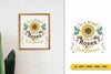 Sunflower Wall Decor SVG Bundle