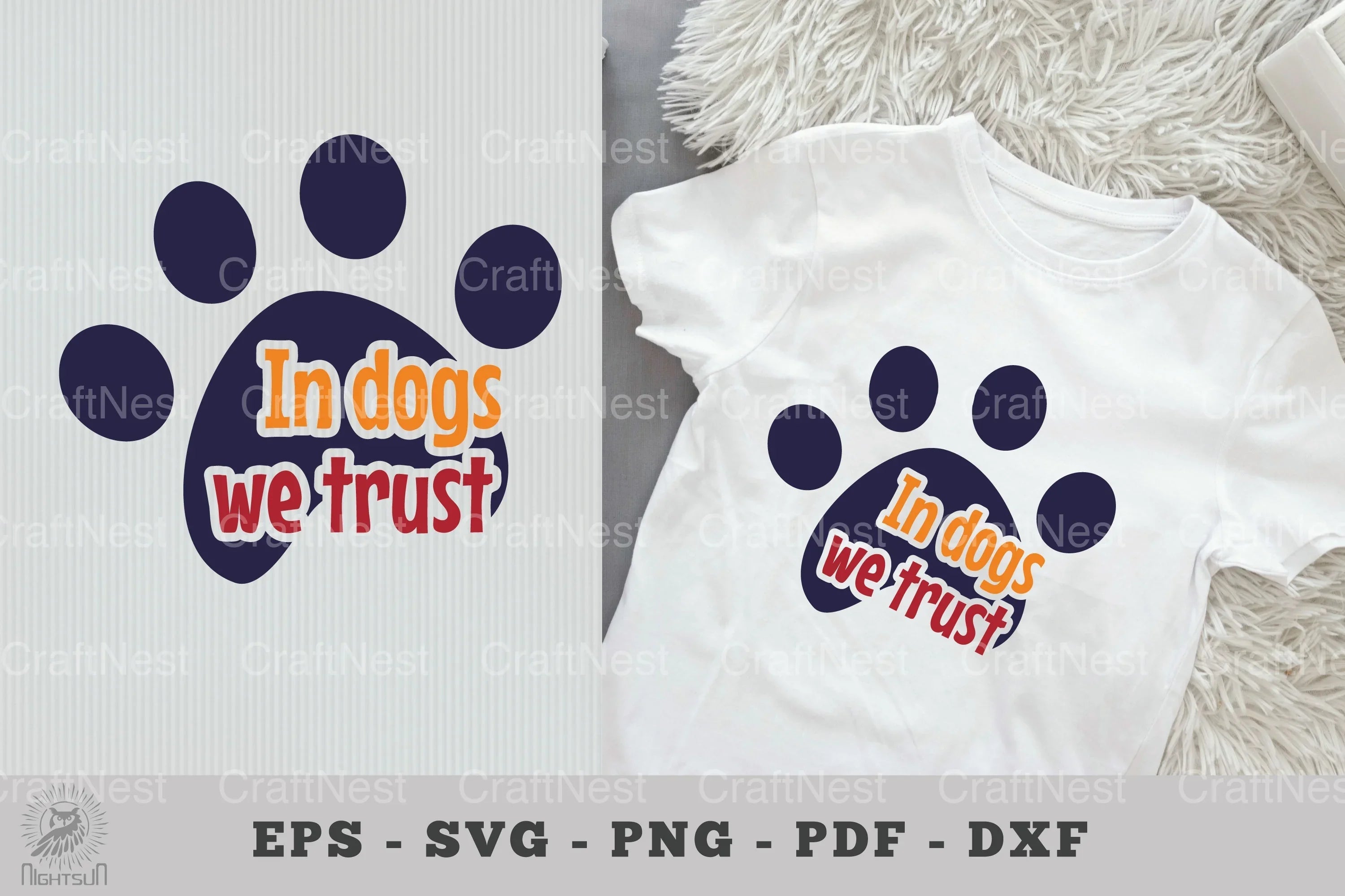 In Dogs We Trust: Dog Quotes SVG Bundle - CraftNest - Digital Crafting and Art