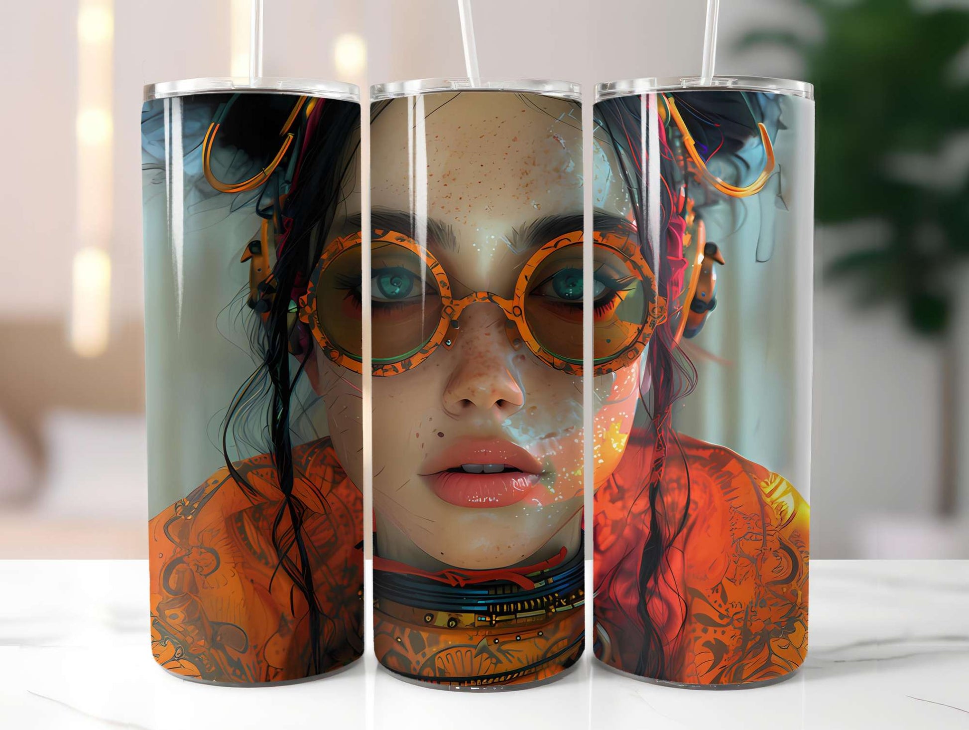 Industrial Summer 3 Tumbler Wrap - CraftNest - Digital Crafting and Art