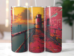 Industrial Summer 3 Tumbler Wrap - CraftNest - Digital Crafting and Art