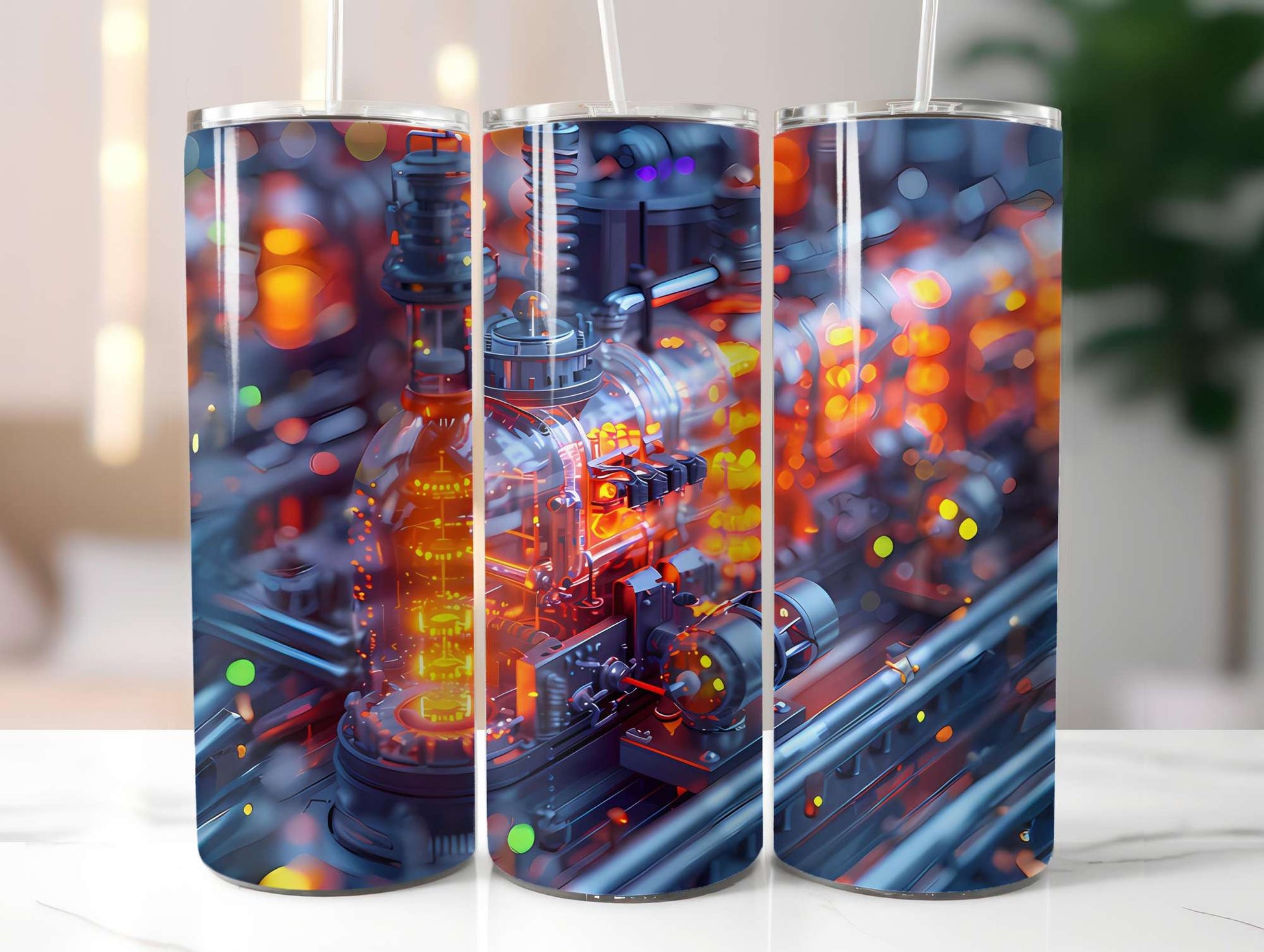 Industrial Summer 4 Tumbler Wrap - CraftNest - Digital Crafting and Art