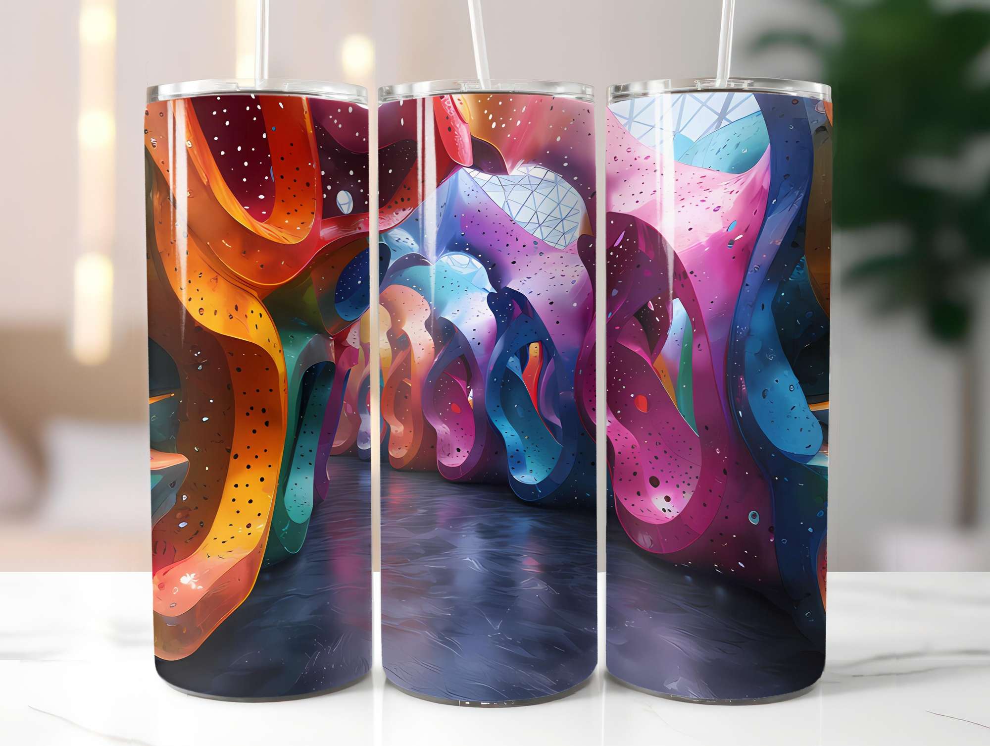 Industrial Summer 4 Tumbler Wrap - CraftNest - Digital Crafting and Art