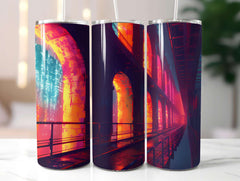 Industrial Summer 3 Tumbler Wrap - CraftNest - Digital Crafting and Art