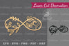 Infinity Floral Laser Cut Decoration Clipart Bundle