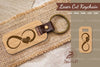 Infinity Heart Laser Cut Keychain Design Bundle