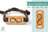 Infinity Love Laser Cut Bracelet SVG Bundle