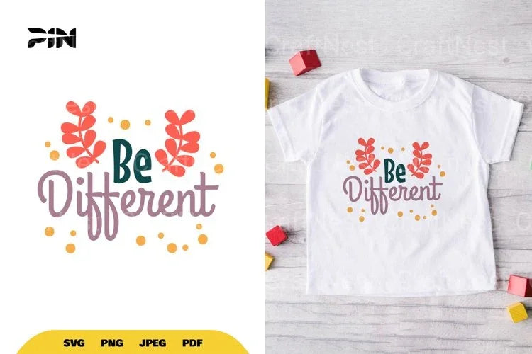 Inspirational Be Different SVG Bundle - CraftNest - Digital Crafting and Art