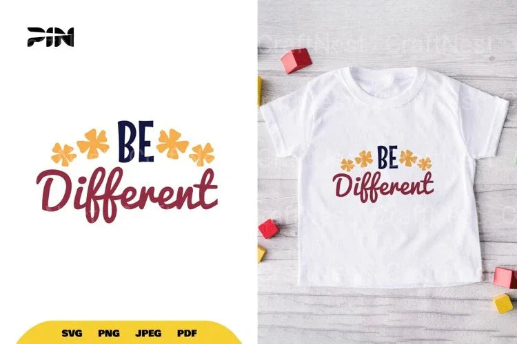Inspirational Be Different SVG Bundle - CraftNest - Digital Crafting and Art